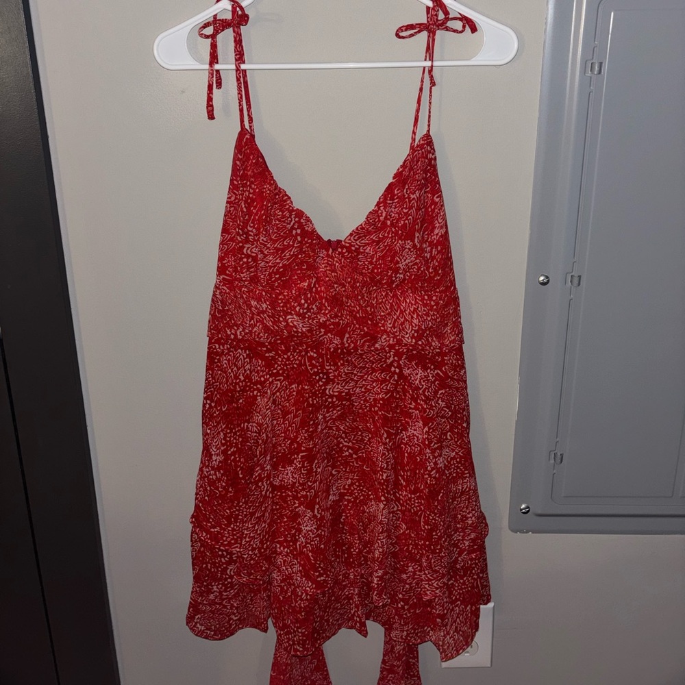 Crystal Doll Vibrant Red Dress